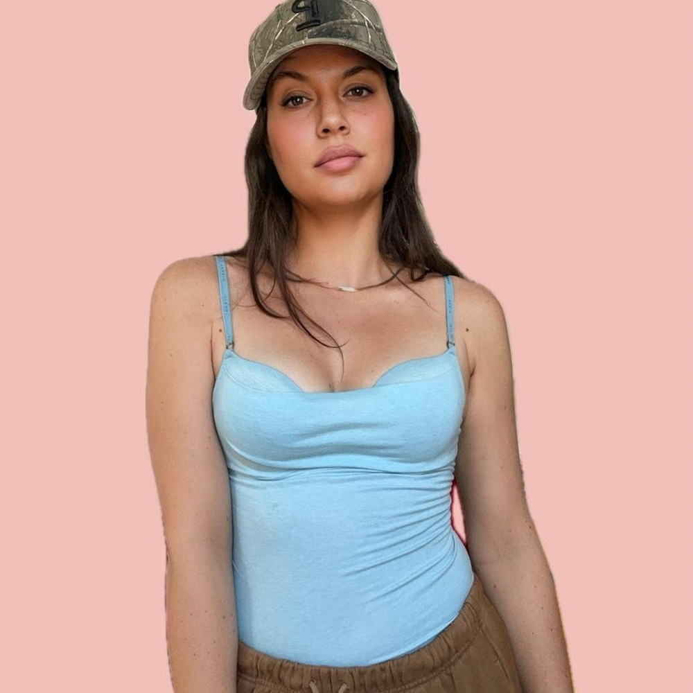 Diesel Light Blue Slim Fit Tank Top